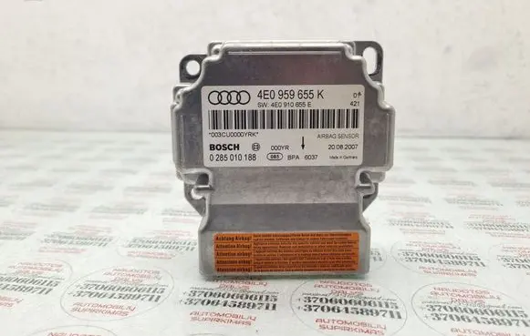Audi A8 S8 D3 4E Airbag control unit/module 4E0959655K
