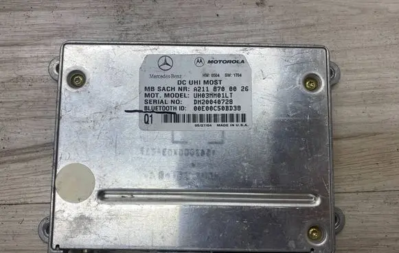 Mercedes-Benz S W220 Bluetooth control unit module A2118700026 DWE00E0728