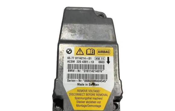 BMW 5 E60 E61 Airbag control unit/module 9114214 65779114214