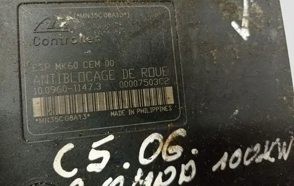 Citroen C5 ABS Pump 9657061080 10020601894 10096011473