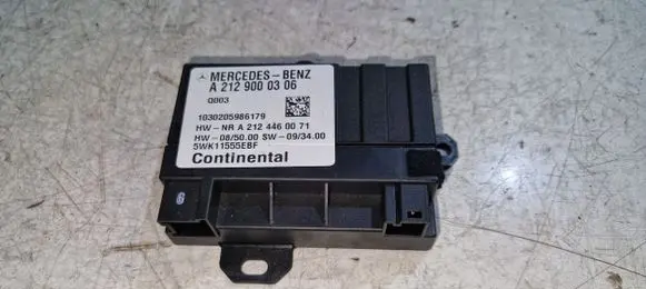Mercedes-Benz E W212 Fuel injection pump control unit/module A2129000306