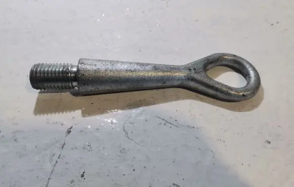 Towing hook eye