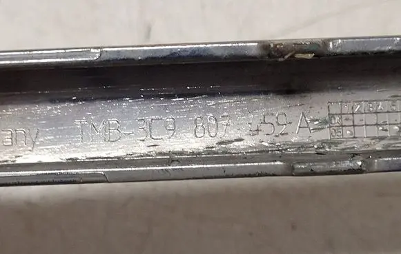 Volkswagen PASSAT B6 Rear bumper trim bar molding 3C9807459A K000352