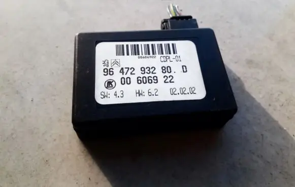 Citroen C3 Rain sensor 9647293280 00606922