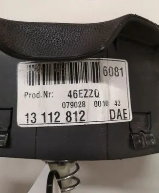 Opel Vectra C Steering wheel airbag 13112812