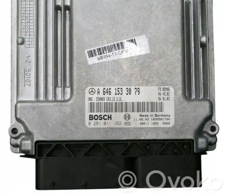 Mercedes-Benz C W203 Engine control unit/module A6461533079 0281011162