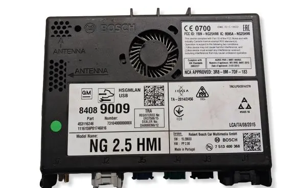 Opel Insignia A GPS navigation control unit/module 84089009
