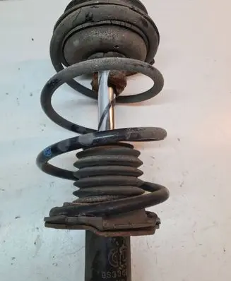 Front shock absorber with coil spring