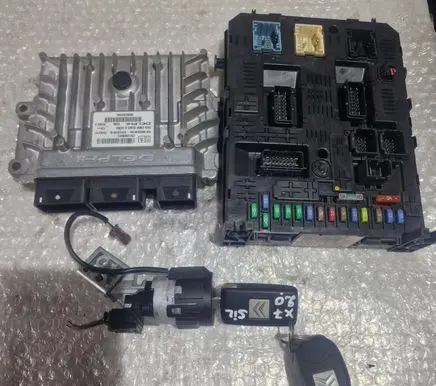 Citroen C5 Engine ECU kit and lock set 9663548180 9666266580 R0413C021B