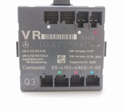 Mercedes-Benz E W212 Door control unit/module A2129004314 A2129021106 A2129011705
