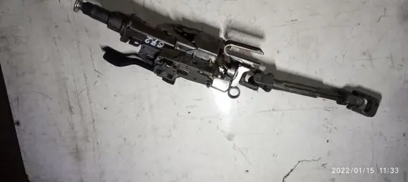 Steering wheel axle set