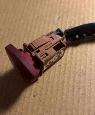 Peugeot 807 Hazard light switch