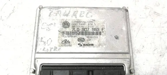 Volkswagen Touareg I Suspension control unit/module 7L0907553F 5SG00907303