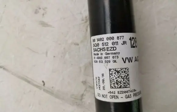 Rear shock absorber/damper