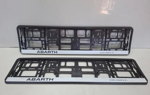 Fiat 500 Abarth Number plate surrounds holder frame S27645525