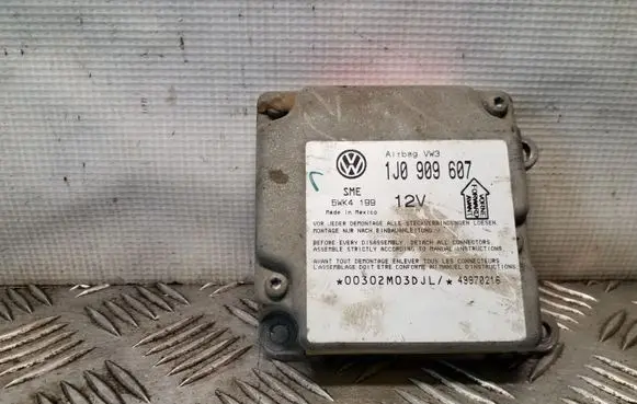 Volkswagen PASSAT B5 Airbag control unit/module 1J0909607
