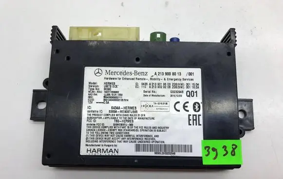 Mercedes-Benz E W213 Bluetooth control unit module A2139008013 A2139029208 A2139019503