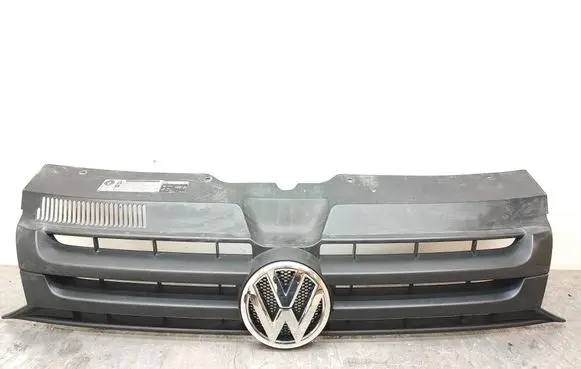Volkswagen Transporter - Caravelle T5 Front bumper upper radiator grill 7E0853653