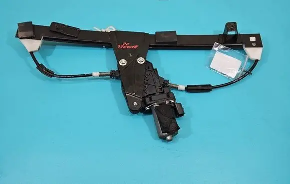 Front door window regulator with motor