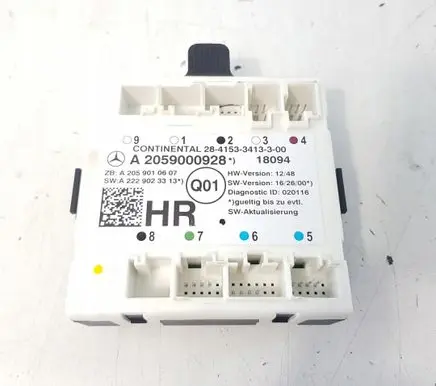 Mercedes-Benz C W205 Door control unit/module