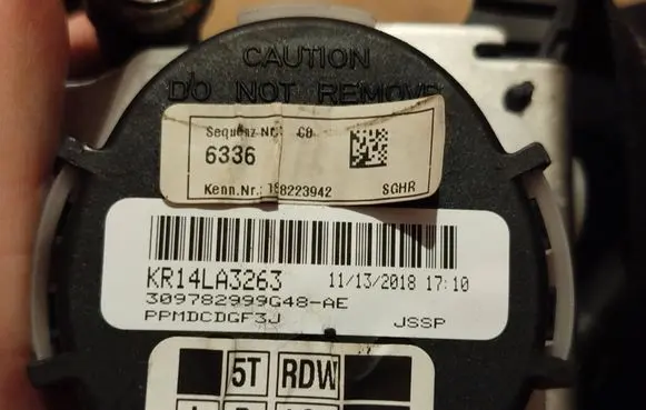 Audi A6 S6 C8 4K Rear seatbelt 4K8857805B 1848223942 3G0857737