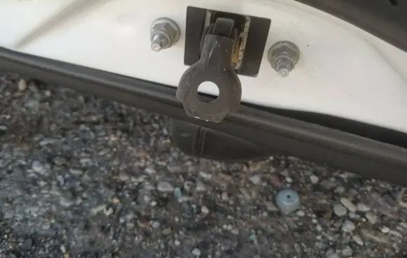 Jaguar XF Rear door check strap stopper