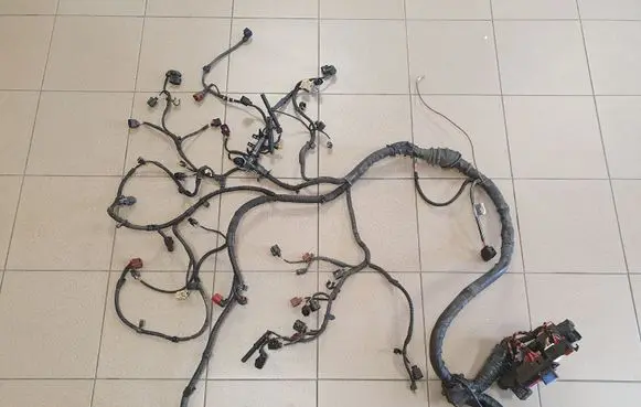 Engine installation wiring loom