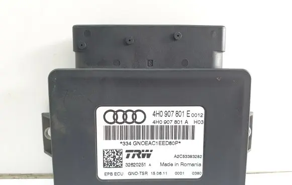 Audi A6 S6 C7 4G Hand brake control module 4H0907801E 4H0907801A