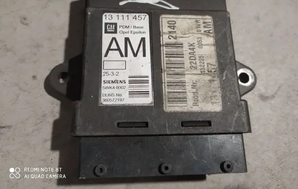Opel Vectra C Door control unit/module 13111457 360572197 5WK46002