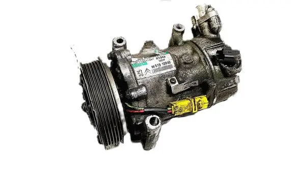 Peugeot 207 Air conditioning (A/C) compressor (pump) 9651910980