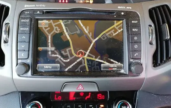 KIA Sportage Radio/CD/DVD/GPS head unit 965603U600WK LAN3110EKSL MEZ65318501