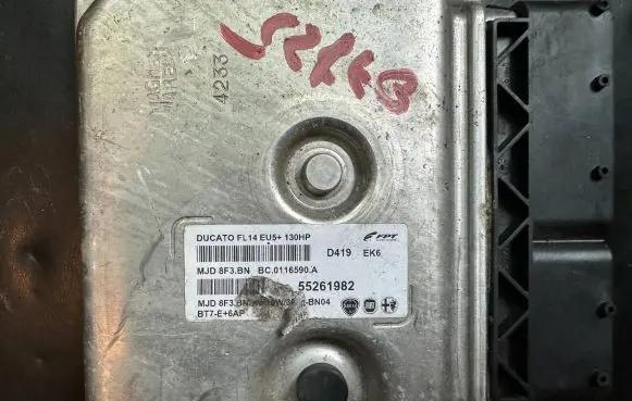 Fiat Ducato Engine control unit/module 55261982 BC0116590A MJD8F3BB