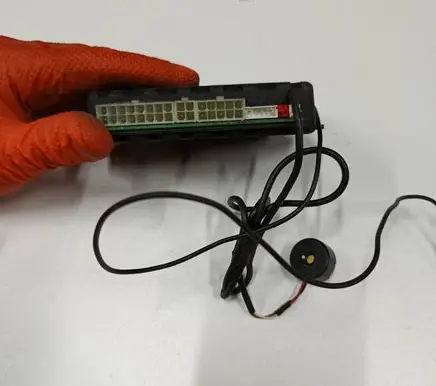 Volkswagen Polo IV 9N3 Alarm control unit/module 97RA011128 DQG30 C349002