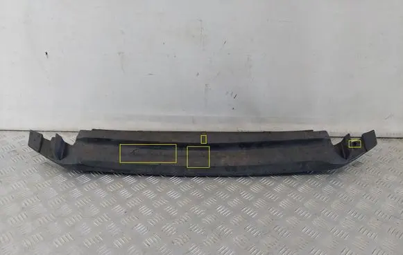 Front bumper foam support bar