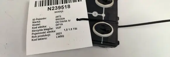 Skoda Octavia Mk4 Door control unit/module 5Q4959595P