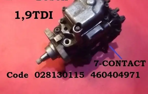 Volkswagen Golf III Fuel injection high pressure pump 028130115 460404971