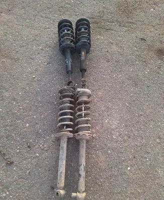 Audi A4 S4 B5 8D Set of springs and shock absorbers (Front and rear) 