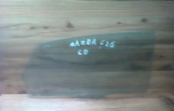 Mazda 626 Rear door window glass