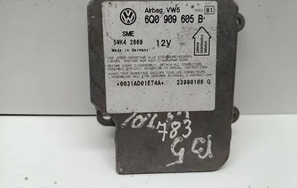 Volkswagen PASSAT B5 Airbag control unit/module 6Q0909605B 23990108G 5WK42869