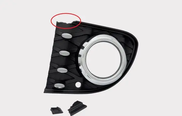 Fiat 500 Front fog light trim/grill 735642313 735619568
