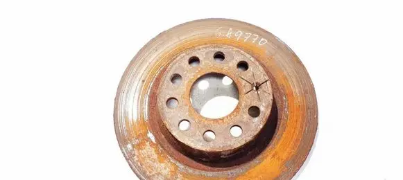 Volkswagen PASSAT B6 Rear brake disc neventiliuojamas
