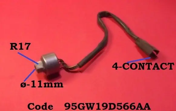 Ford Escort Air conditioning (A/C) pressure sensor 95GW19D566AA
