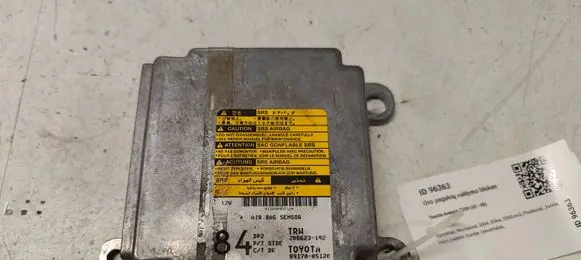 Toyota Avensis T250 Airbag control unit/module 8917005120 208623102