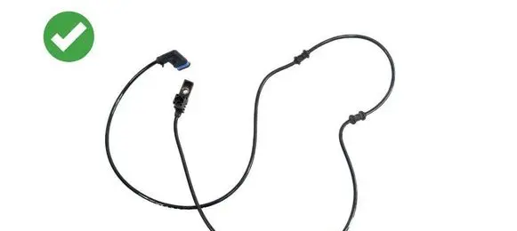 Mercedes-Benz C W204 ABS rear brake sensor A2045404605 A0395452828