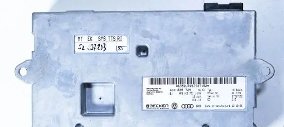 Audi A6 S6 C6 4F MMI control unit 4E0035729