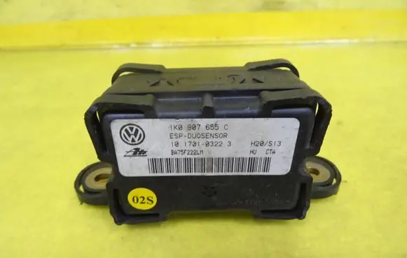 Volkswagen Touran I ESP acceleration yaw rate sensor 1K0907655C