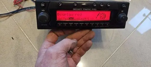 Porsche 911 996 Radio/CD/DVD/GPS head unit BE4720 TRAFFICPRO BECKER