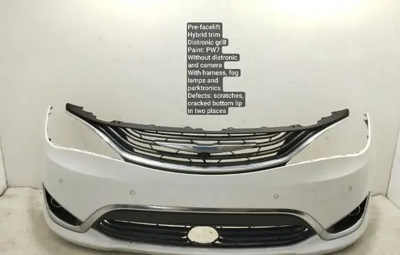 Chrysler Pacifica Front bumper 68229062AB