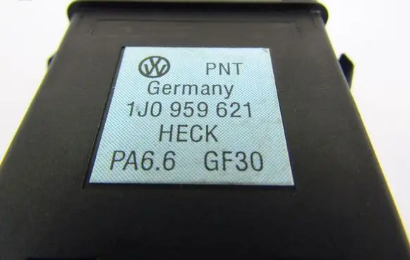 Windscreen/window heater switch