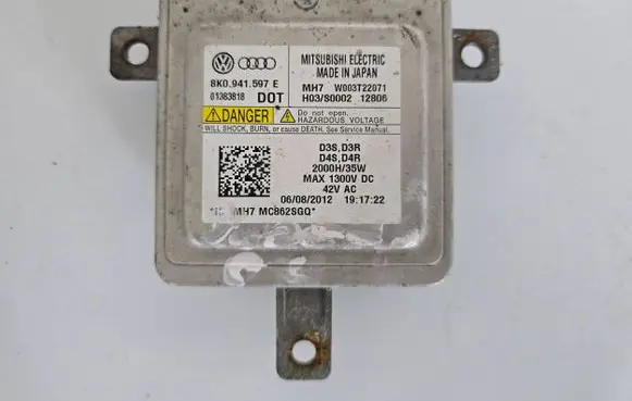 Audi A6 S6 C6 4F Headlight ballast module Xenon 8K0941597E
